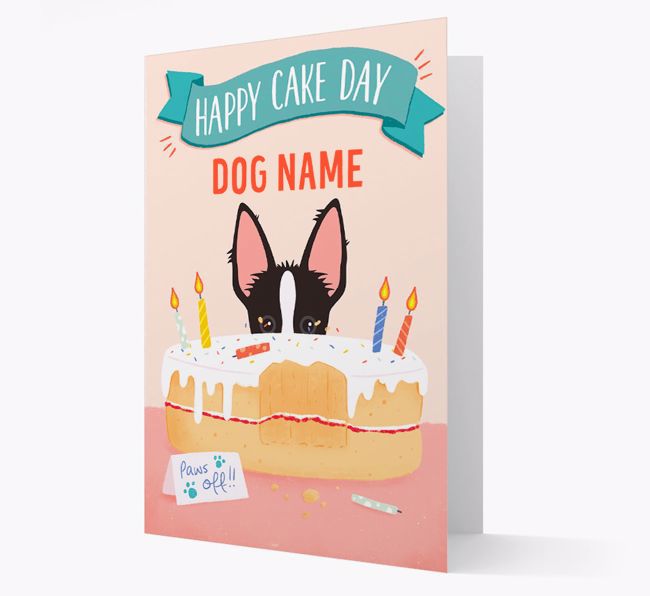 Happy Cake Day: Personalised {breedFullName} Card